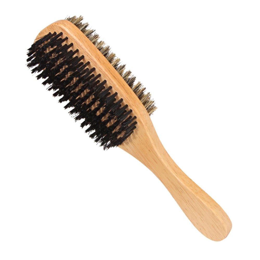 Healeved 3pcs Retro Oil Head Brush Supple Bristles Beard Brush and Mustache for Barber Use Suitable for Salon and Home Male Care
