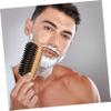 Healeved 3pcs Retro Oil Head Brush Supple Bristles Beard Brush and Mustache for Barber Use Suitable for Salon and Home Male Care view 2