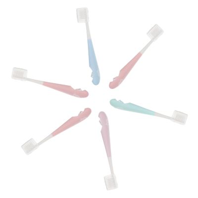 COLLBATH Soft Bristle Toothbrush for Boys and Girls Boy Girl Oral Cleaner Portable Toothbrush Creative Design