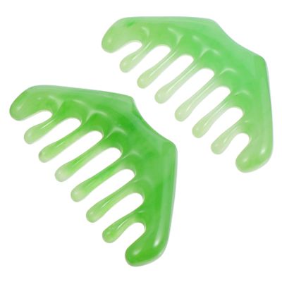 Healvian 4pcs Scraping Comb Massage Comb Scalp Massager Guasha Board Scraping Board for Scalp Care and Relaxation