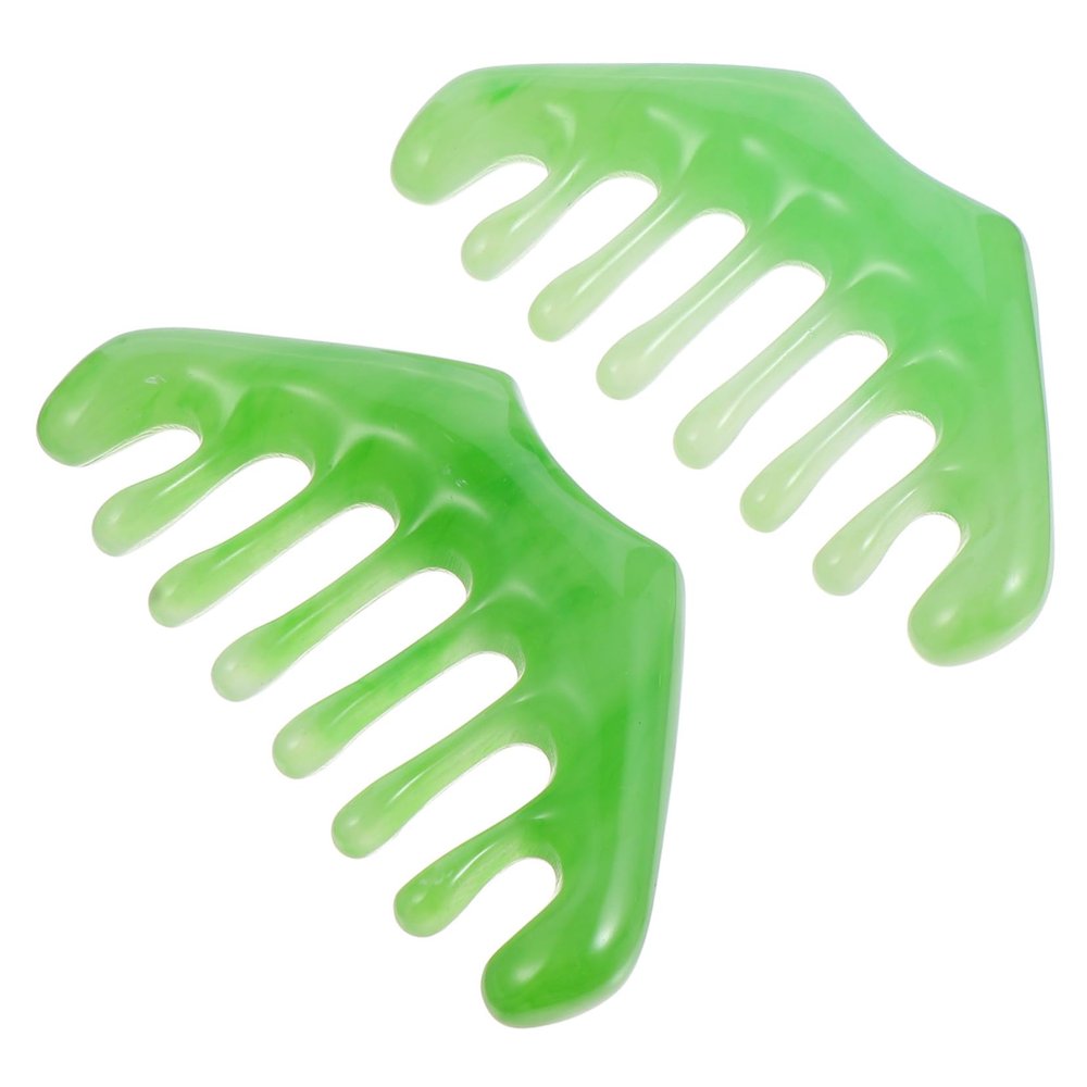 Healvian 4pcs Scraping Comb Massage Comb Scalp Massager Guasha Board Scraping Board for Scalp Care and Relaxation
