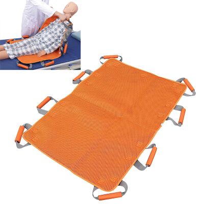 Patient Transfer Sheet, Patient Transfer Bed Pad with 8 Handles, 39''X 28'' and 150 Kg Load Capacity, Waterproof Oxford and Soft User Friendly Fabric, for Lifting Bedridden, Elderly, Disabled