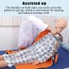 Patient Transfer Sheet, Patient Transfer Bed Pad with 8 Handles, 39''X 28'' and 150 Kg Load Capacity, Waterproof Oxford and Soft User Friendly Fabric, for Lifting Bedridden, Elderly, Disabled view 2
