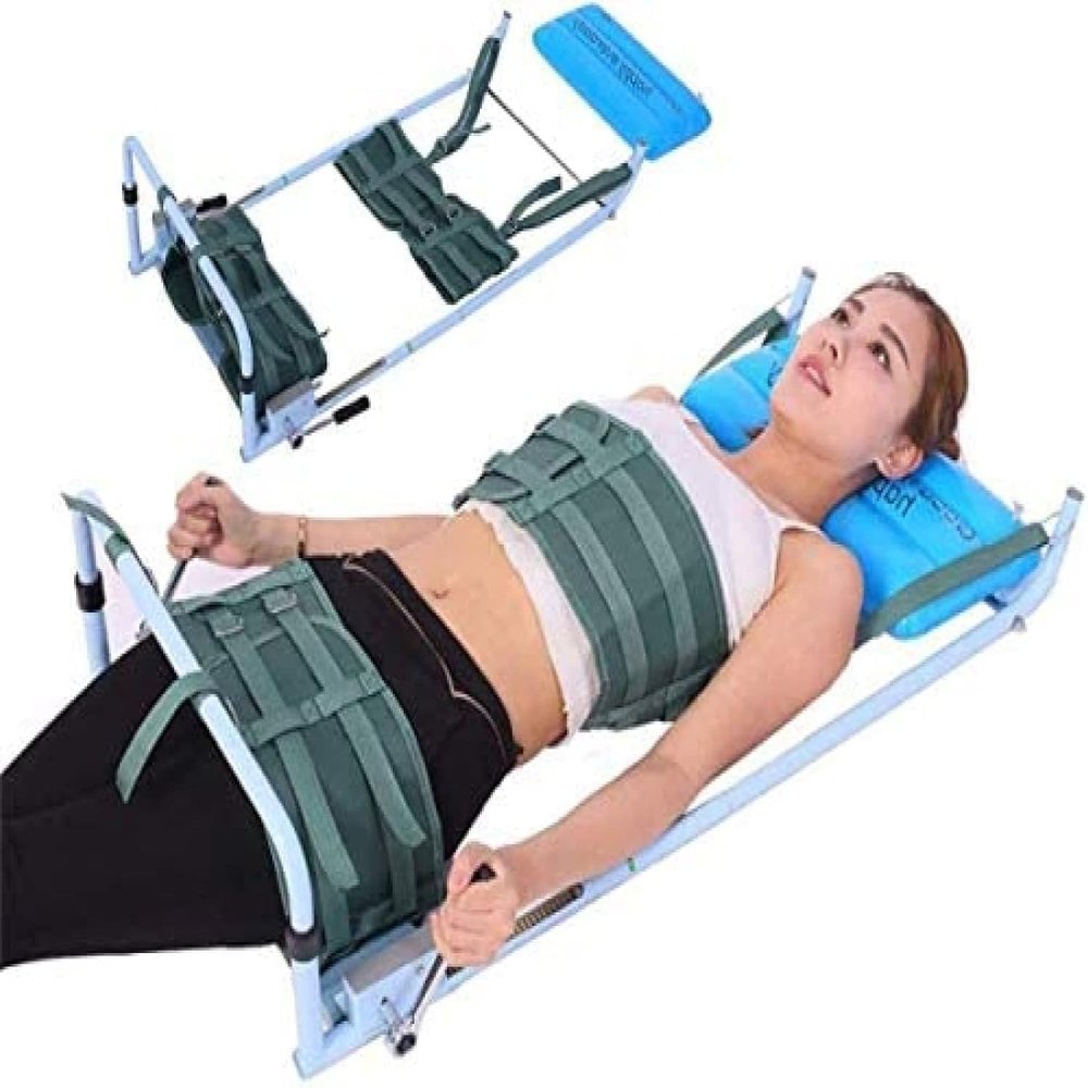 Back Lumbar Traction Device For Bed, Spine Posture Corrector, Home Use Cervical Spine Extension Stretcher Device, Relieve Cervical And Lumbar Fatigue