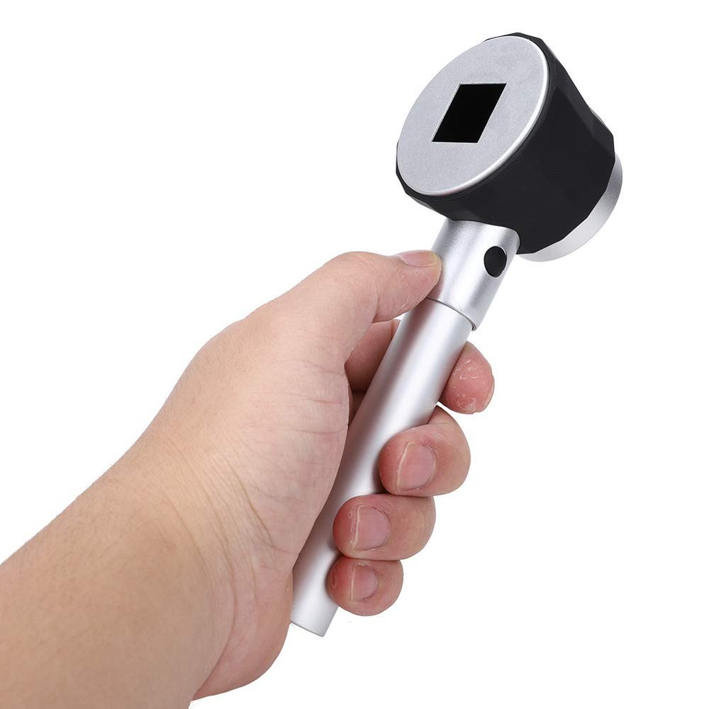10X LED Magnifying Glass, Portable Magnifier, Optical Glass with Scale for Observing,Bright LED Light for Home Office Laboratory Use