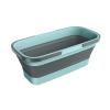 Bucket With Handle,Portable Fishing Water Pail With Handle | Round Tub For House Cleaning, Small Silicone Water Supplies For -Outdoor Car Washing view 1