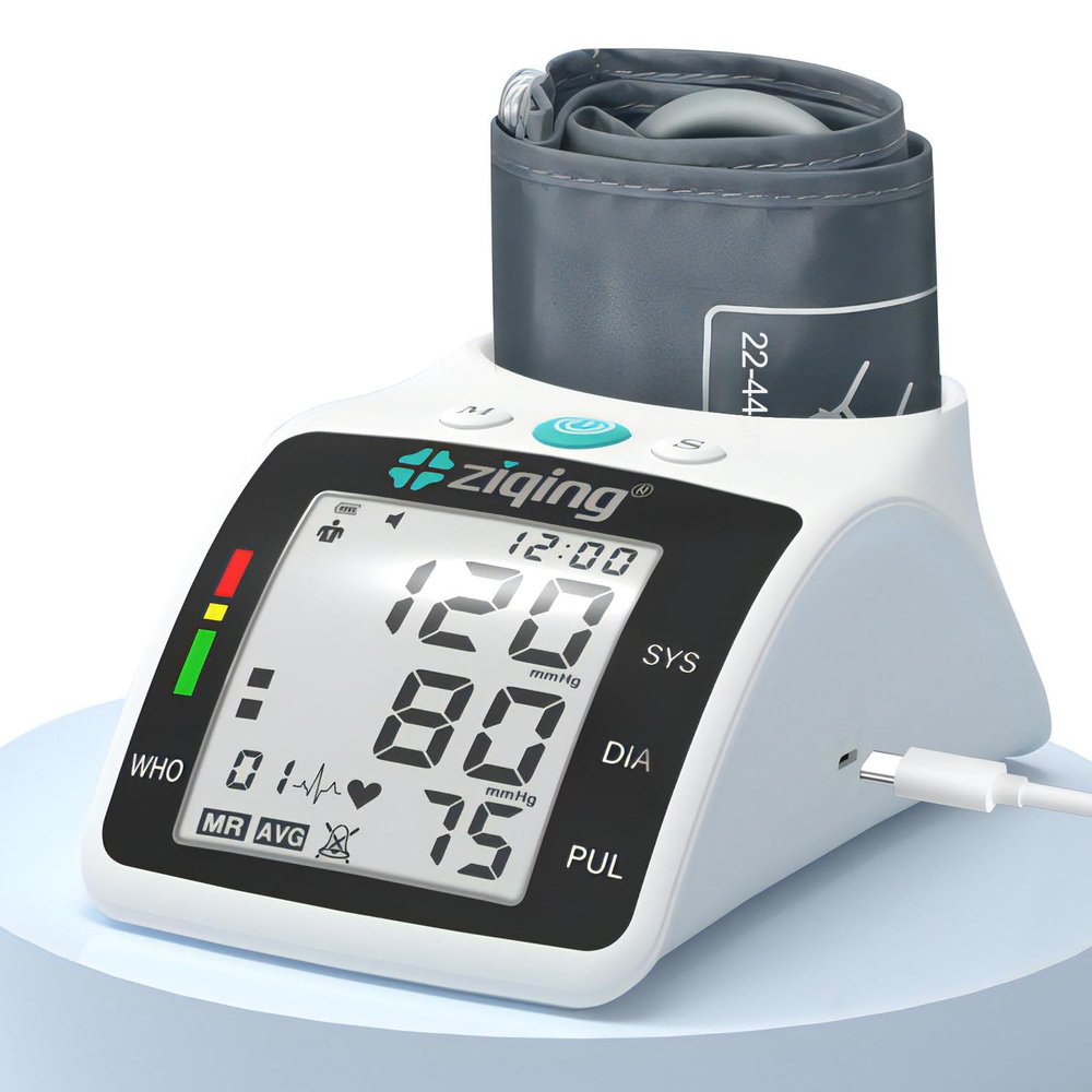 Blood Pressure Monitors, Double love Blood Pressure Machine Bp Cuff Automatic Upper Arm with 9-17.3 inches Adjustable Automatic High Blood Pressure Cuff for Home Use 2 x 99 Sets Memory