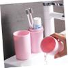 Healvian 2pcs Toothbrush Box Travel Toothbrush Container Simple Style Case for Travel Toiletry Bag view 3