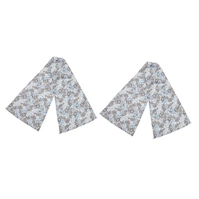 Adult Bib 2pcs Adult Scarf Bib Portable Clothing Cotton Reusable Food Bib/434