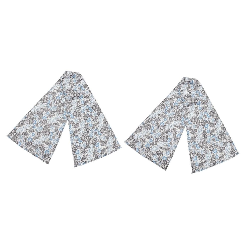Adult Bib 2pcs Adult Scarf Bib Portable Clothing Cotton Reusable Food Bib/434
