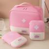 1 Pack Pink-Small First Aid Bag Empty,Empty First Aid Pouch, Mini Portable Medical Bag for Outdoor Camping Hiking Traveling Emergency Bag First Aid Kits,First Aid(Sports and Outdoors) view 3