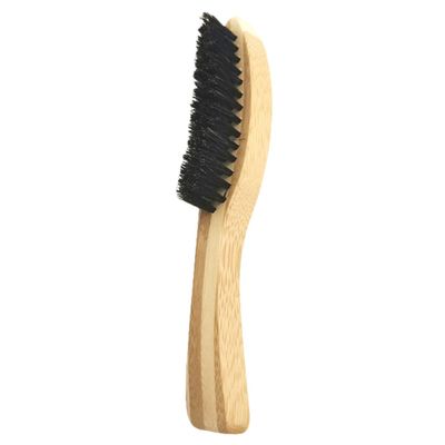 HAPINARY 2pcs Handle Beard Brush Mustache Brush for Beard Care for Home Barber Shop Salon