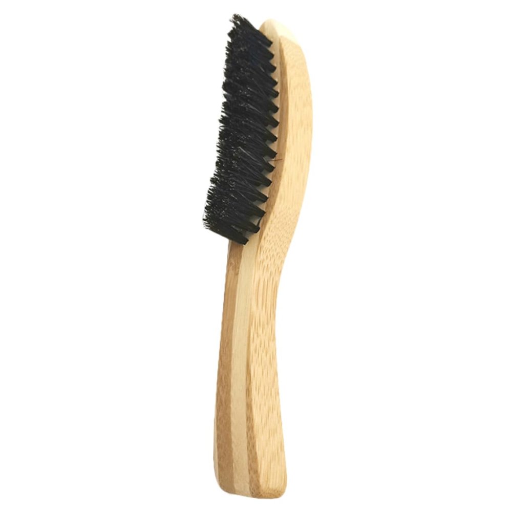 HAPINARY 2pcs Handle Beard Brush Mustache Brush for Beard Care for Home Barber Shop Salon