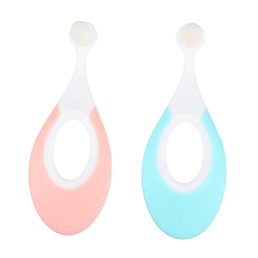Hoement 2pcs Toothbrush Cozy Bristles Soft Toothbrush for Boy Girl Boys and Girls Oral Care Use at Home Travel