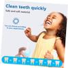 Hoement 2pcs Toothbrush Cozy Bristles Soft Toothbrush for Boy Girl Boys and Girls Oral Care Use at Home Travel view 4