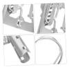 Healvian Folding Mop Holder Stainless Steel Dust Mop Frame Support for Floor Cleaning Head view 4