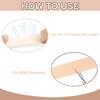 4 Rolls Micropore Paper Tape, 1.25cm Wide Tan Microporous Tape Flexible Skin Tape Micropore Fabric Tape Breathable Self Adhesive Hypoallergenic Tape Bandage for Sensitive Skin view 4