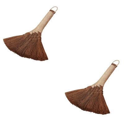 Anneome 2pcs Sofa Bed Cleaning Broom Hand Held Broom Dust Removing Unique Appearance