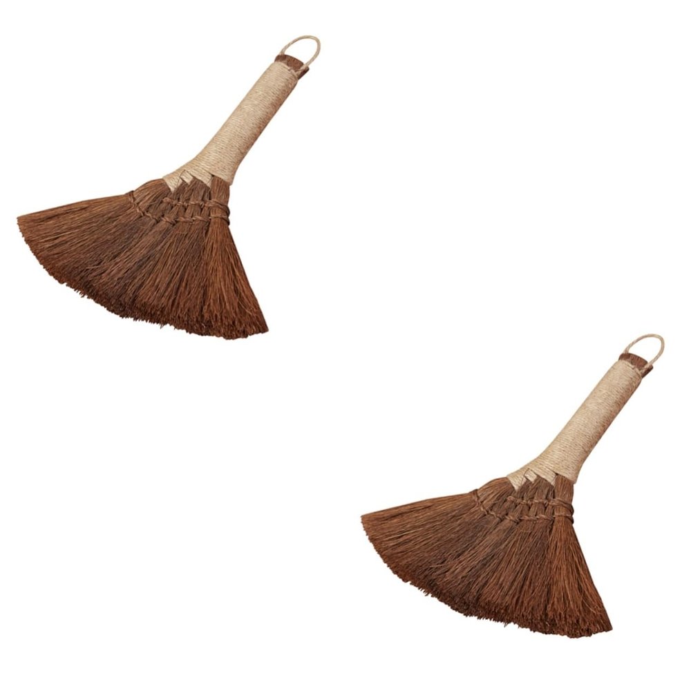 Anneome 2pcs Sofa Bed Cleaning Broom Hand Held Broom Dust Removing Unique Appearance