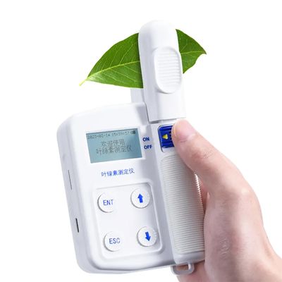 KEhtu Chlorophyll Meter Machine, Portable Chlorophyll Content Meter, 0.0-99.9 SPAD High Precision, 0.8s Fast Measurement, 16GB Big Storage Capacity, for Lab Research Center Plant Researcher School