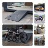 10.2'' Rise Rubber Threshold Ramp for Doorway Loading Docks and Sidewalks Heavy Duty Portable Wheelchair Ramp with Industry Curb Design (Height 15cm/5.9inch) view 3