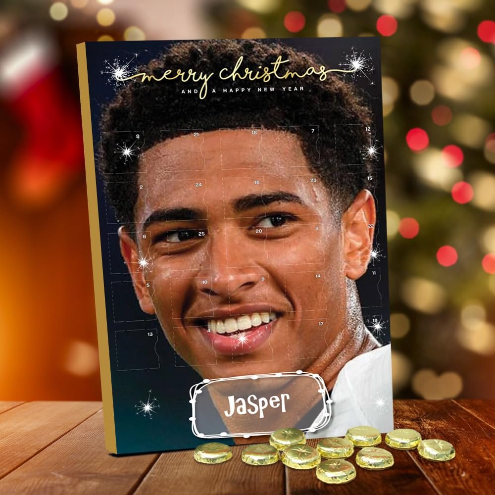 Jude Bellingham *New* Personalised Chocolate Advent Calendar