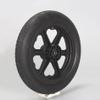 1 Pair 12in Wheelchair Rear Wheel Replacement Parts, 12 1/2  2 1/4 Solid Urethane Tire for Manual Wheelchairs, ABS Wheel Hub view 4