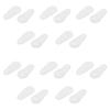 10 Pairs Adhesive Eyeglasses Nose Grips Adhesive Silicone Anti-Slip Nose Pads Relieve Pressure Soft Foam Nose Pads for Eyeglass and Sunglasses Clear view 1
