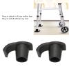 1 Pair Walker Ski Glides,33Mm Outer Diameter Universal Walker Ski Caps Tool Rubber Safety Moving Prevent Slip Coaster Skis for Walking Cane Seniors view 4