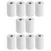 10 Rolls - White 2-Ply Kitchen Rolls 300 Sheets Each Roll - Embossed Center Feed Paper Towel Double-Layered Kitchen Paper Towel - High Absorbent, Strong & Multipurpose Household Paper Towels view 1