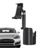 Car Cup Phone Holder,2-in-1 Rotatable Car Phone Holders - Easy To Install Fast Swivel 360 Rotatable, Adjustable Base Low Profile Fits All Cell Phone