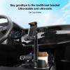 Car Cup Phone Holder,2-in-1 Rotatable Car Phone Holders - Easy To Install Fast Swivel 360 Rotatable, Adjustable Base Low Profile Fits All Cell Phone view 2