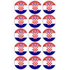 15 x Croatia Flag Edible Wafer or Icing Cupcake Toppers Fun Country Party Cake Decorations Perfect For Brownies Cookies Muffins & More! (Premium Icing Sheet) view 1