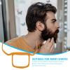 Beard Shaping Template | Outline Trimmer Stencil for Men's Beard - Curved Design Beard Styling Tool for Full Beard, French Beard, and Goatee view 3