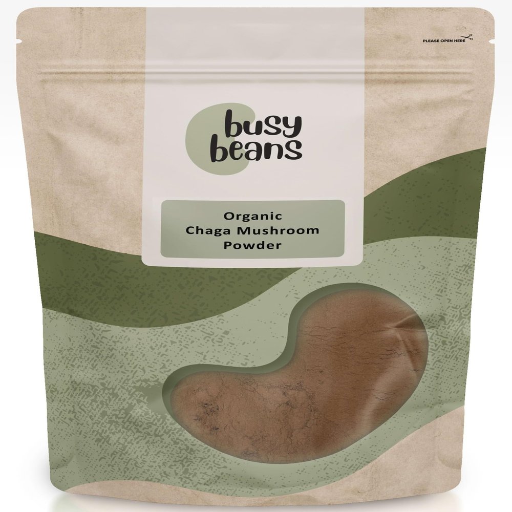 Organic Chaga Mushroom Powder | by Busy Beans Organic (100g)