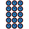 15 x Compass Edible Wafer or Icing Cupcake Toppers Fun Party Cake Decorations Perfect For Brownies Cookies Muffins & More! (Edible Wafer Card) view 1