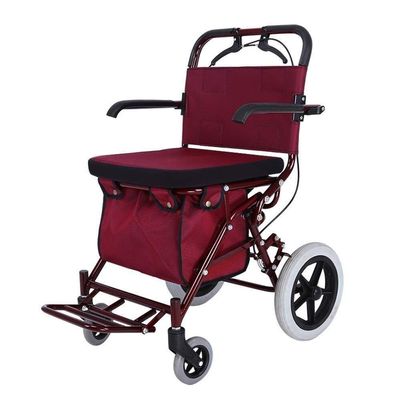 RajoNN Foldable Mobility Walking Aid Four-Wheeled Walker with Seat Walking Frame for The Elderly Shopping Pedal Walker Shopping Cart Double The Comfort Lofty Ambition