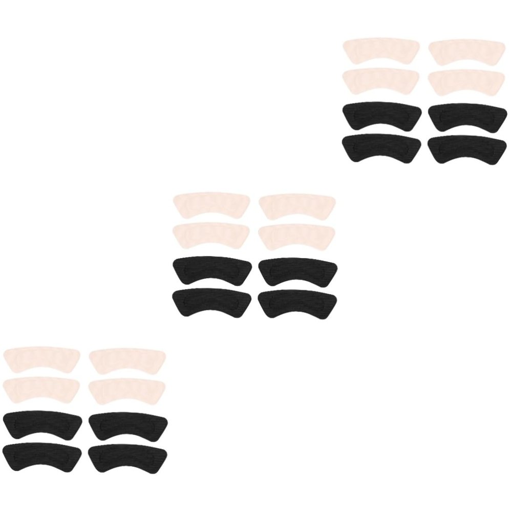 12 Pairs Heel Stickers Shoe Heel Pads Heel Cushions Pads Heel Women Cushion Back of Heel Insoles Shoe Inserts Girl High Heel Shoe Heel Pad Foam Soft Insole 4d/117
