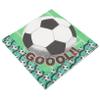 Amosfun 60pcs Football Napkins Football Party Decorations for Birthday Party Supplies Soccer Theme Tableware for Soccer Celebrations view 1