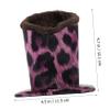 2pcs Glasses Display Stand Sunglasses Trendy Eyewear Eyeglasses Stands Desk Decorations Glasses Holder for Desk Spectacle Holder Polyester Cloth Purple Major Glass Shelf/171 view 3