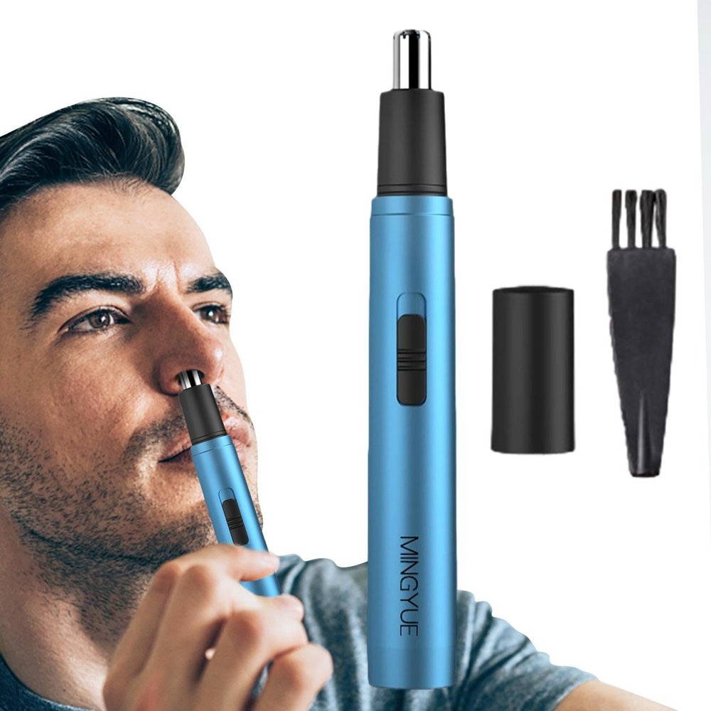 Bexdug Nose Hair Trimmer for Men - Electric Eyebrow Facial Hair Trimmer | Edge, Facial Hair Trimmer, Waterproof Nose Hair Trimmer Clipper for Nose Ear Eyebrow Beard