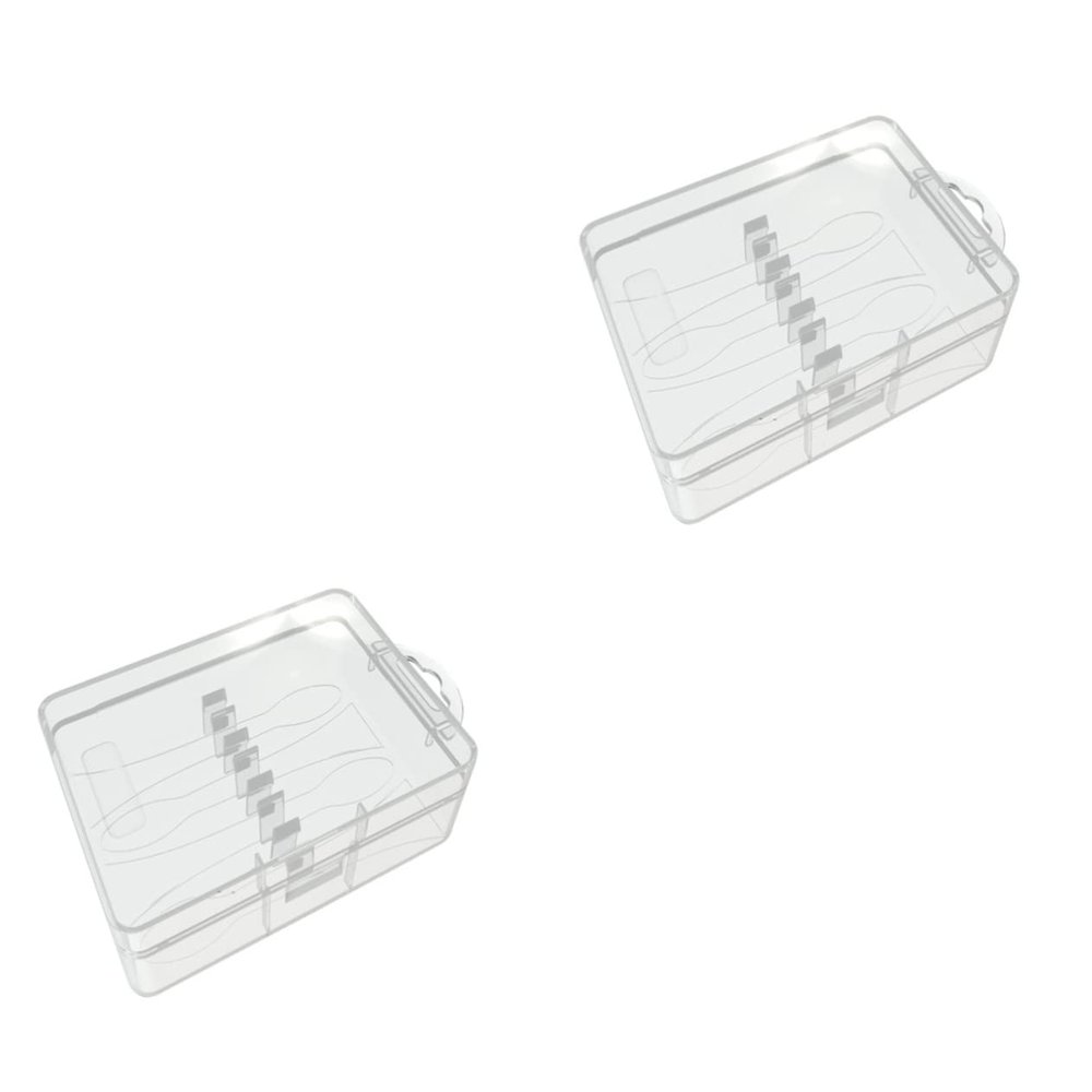 Healvian 2pcs Toothbrush Cover Holder Travel Toothbrush Box Portable Case for Brush Heads Safe Hygienic for Camping Outdoor Use