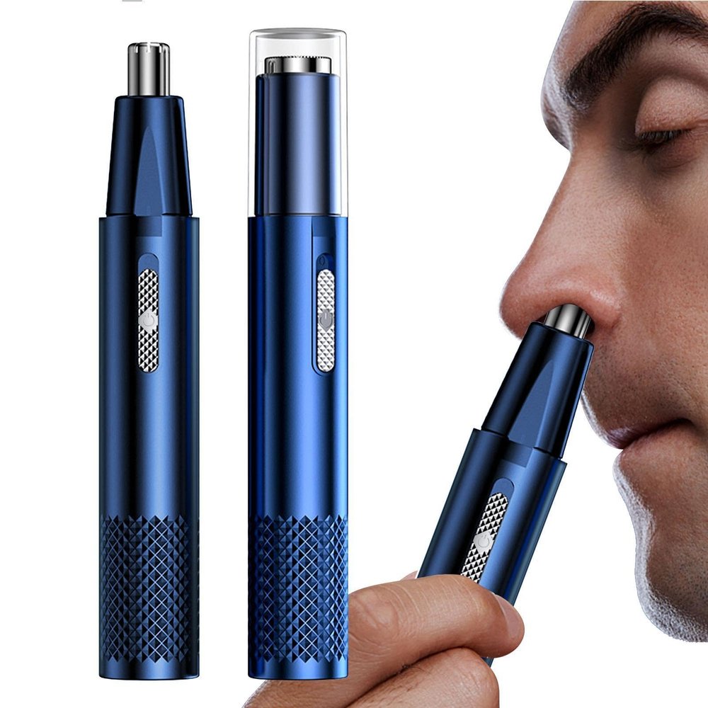 Bexdug Ear Hair Trimmer for Men - Rechargeable Nose Hair Trimmer - Eyebrow Trimmer, Hair Clipper, 2 in 1 for Face, Beard, Foot, Hand Hair, Easy Cleansing Nose Clippers