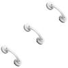 Anneome 3pcs Shower Handles for Elderly Suction Grab Rails Bathroom Safety Hand Rail Easy Install for Marble Tile Glass view 1