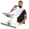 Sefdrert Men Beard Shaving Apron Shaving Adult Bib Shaving Cloth Cleaning Barber Cleaning Gift view 2
