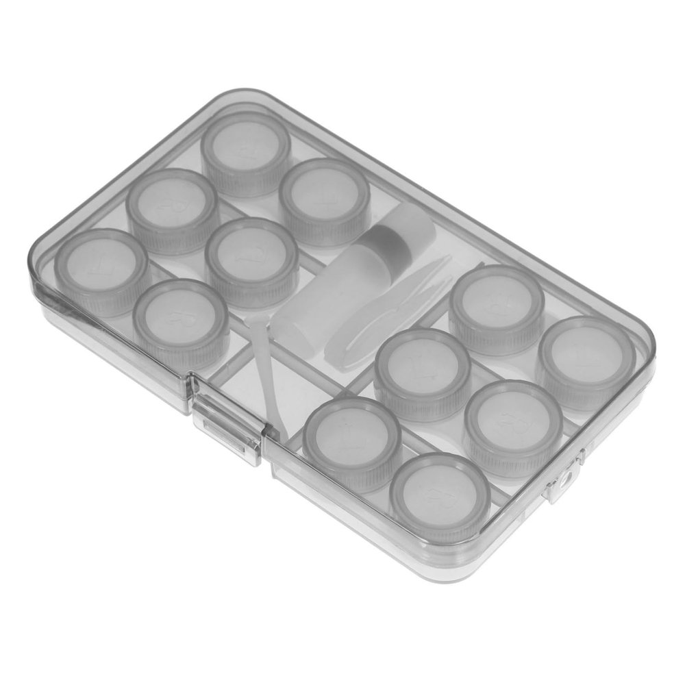 ORFOFE Case Lens Box Small Storage Case Holder for Travel Use for Women Eyes Organizer