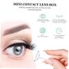 ORFOFE Case Lens Box Small Storage Case Holder for Travel Use for Women Eyes Organizer view 4