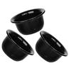 Gogogmee 3pcs Men's Shaving Bowl Shaving Froth Bowls Lid Reusable Mug for Men Shave for
