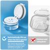 1 Pcs Denture Bath Box Cup Complete Clean Care for Dentures Braces Cleaner Cup view 2