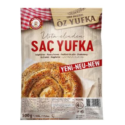 Oz Yufka 4 Pieces Sac Yufka Turkish Traditional Taste 500 Gr by BAKKALIM UK